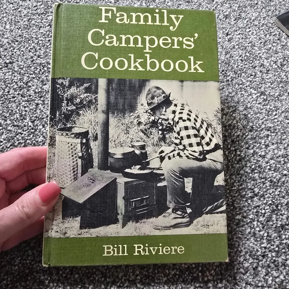 1965 vintage Family Campers Cookbook Bill Riviere 1st Edition